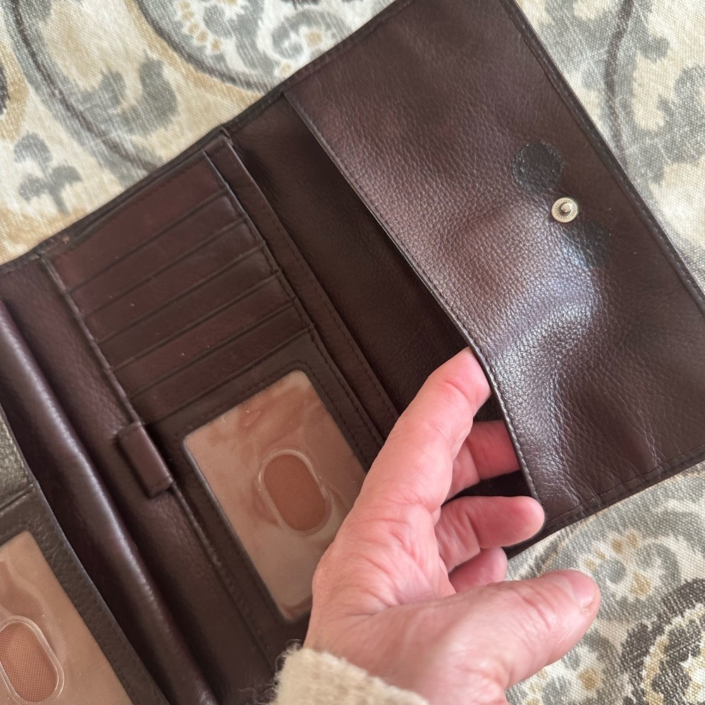 Vintage Osgoode Marley RFID Tri-fold Checkbook Wallet - Picture 8 of 8